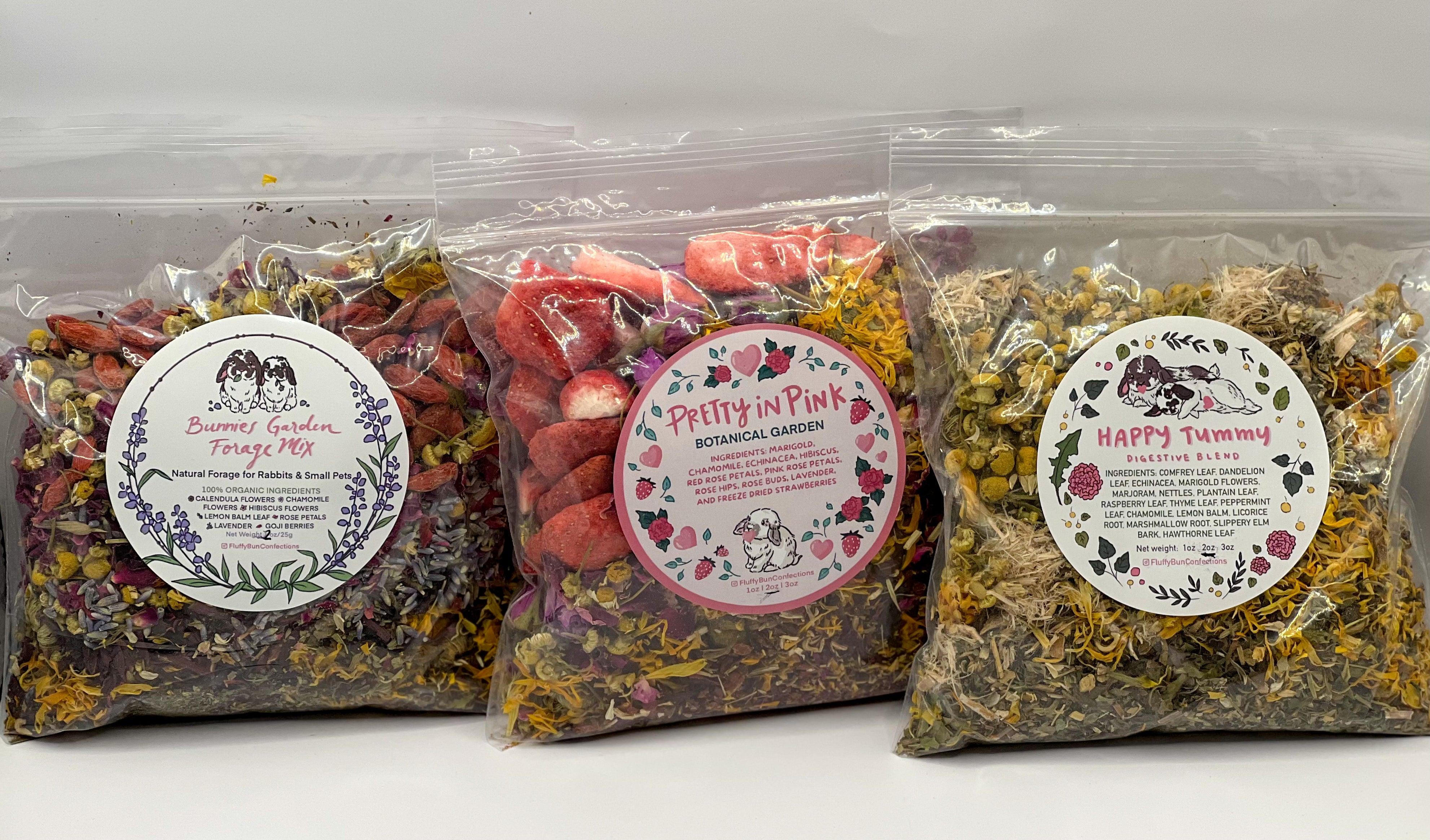 Forage Pack Bundle | Pick 3 | Bunny Forage, Rabbit Forage | Organic, N ...