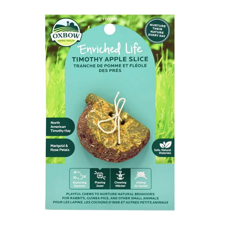 Oxbow Enriched Life – Timothy Apple Slice Oxbow Enriched Life – Timothy Apple Slice